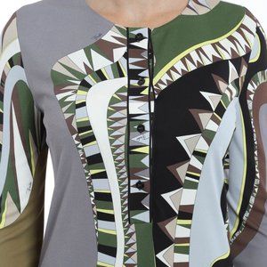 NWRT EMILIO PUCCI Niki print buttoned dress